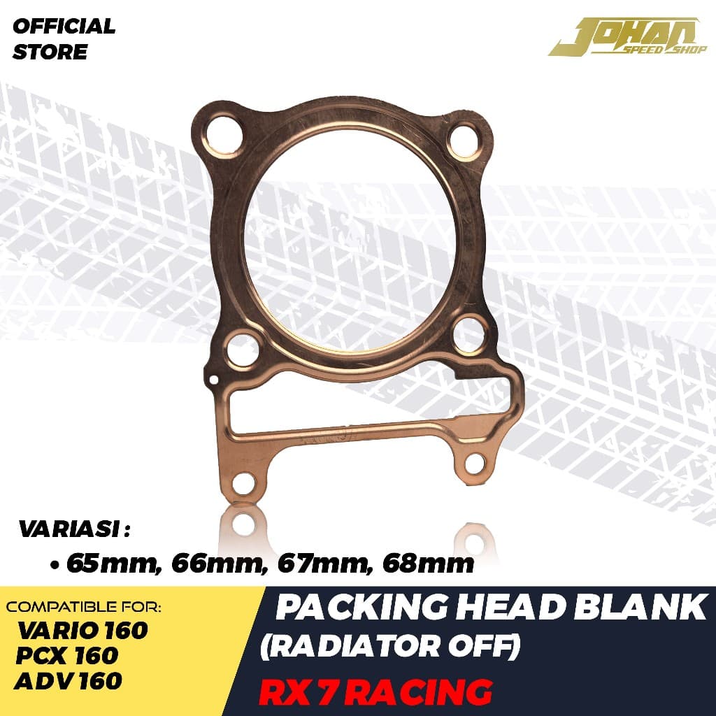 RX7 RACING PAKING HEAD PCX 160 66MM BLANK