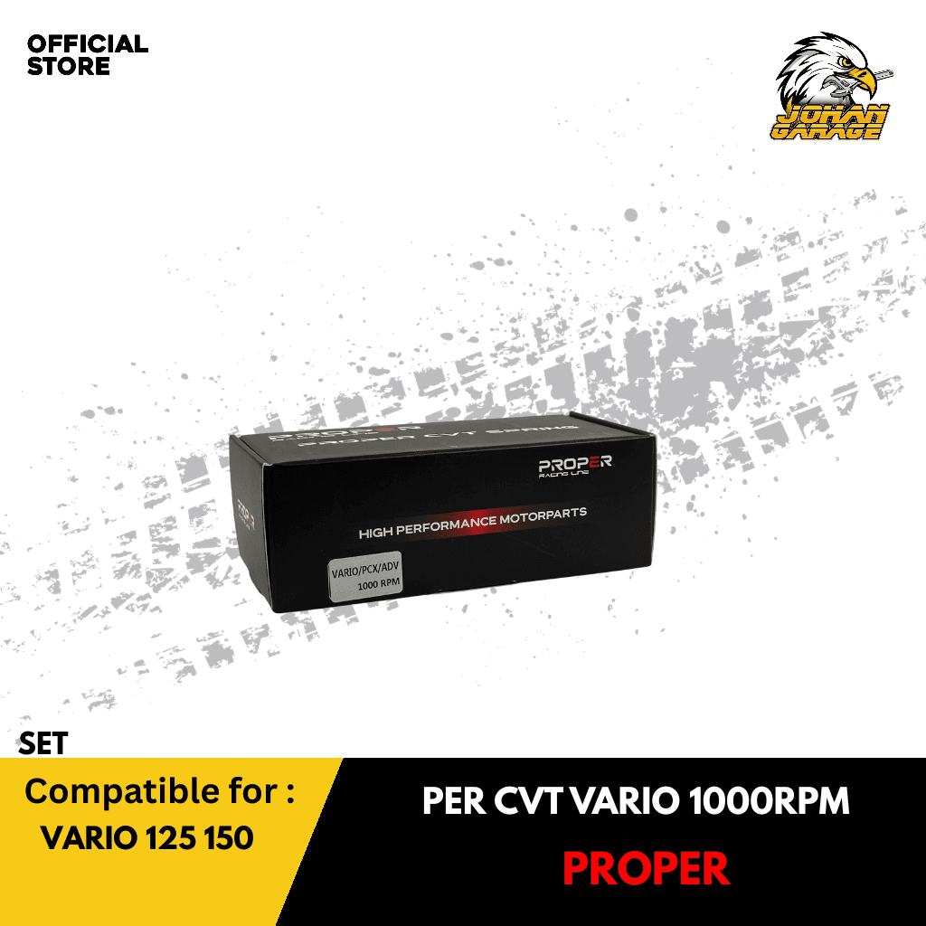 PROPER RACING LINE PER CVT PCX 1000 RPM