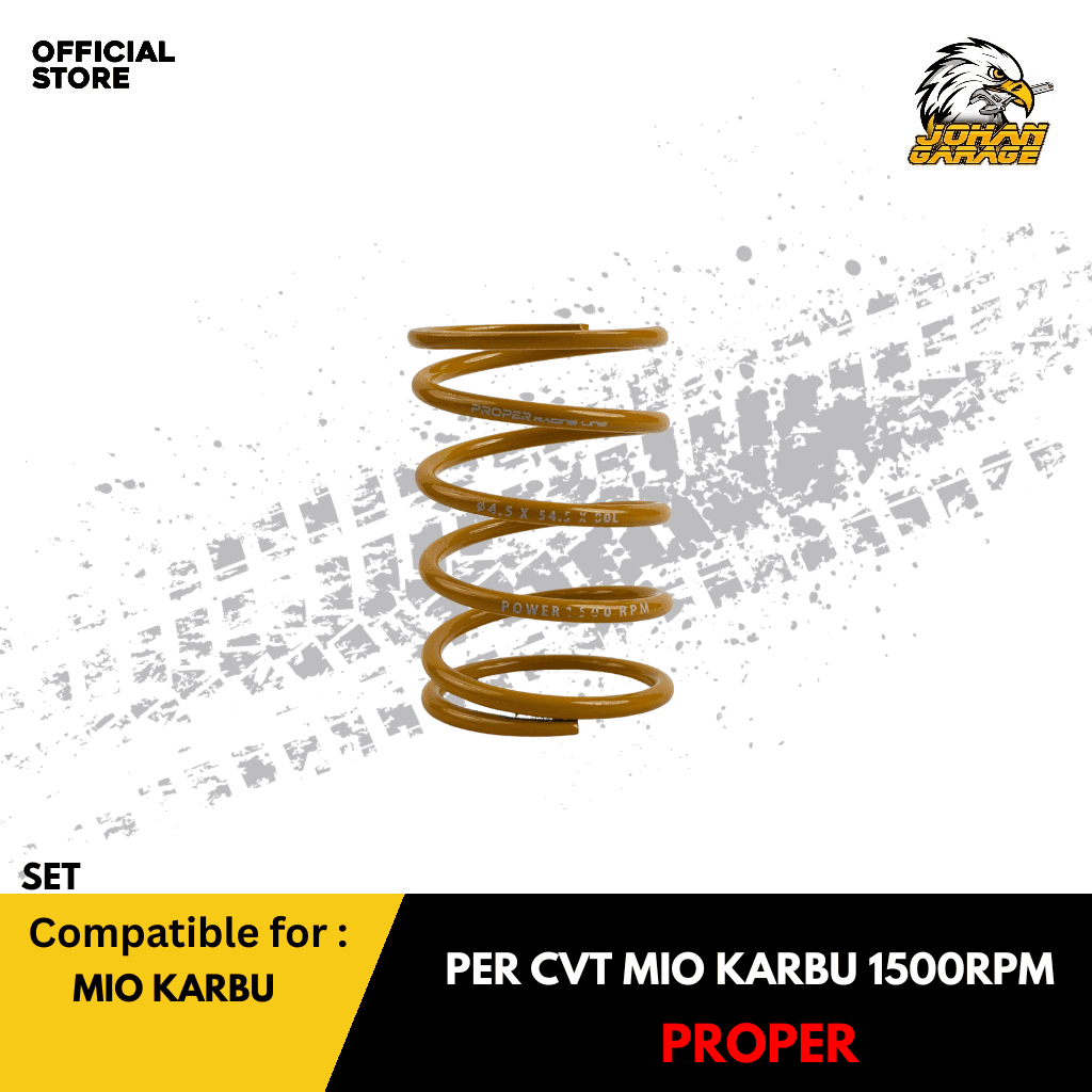 PROPER RACING LINE PER CVT MIO KARBU 1500 RPM
