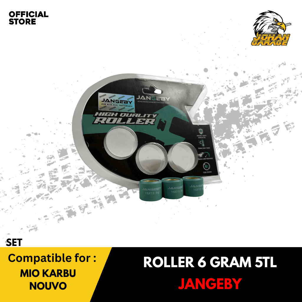 JANGEBY ROLLER MIO KARBU 6 GRAM ISI 3PCS
