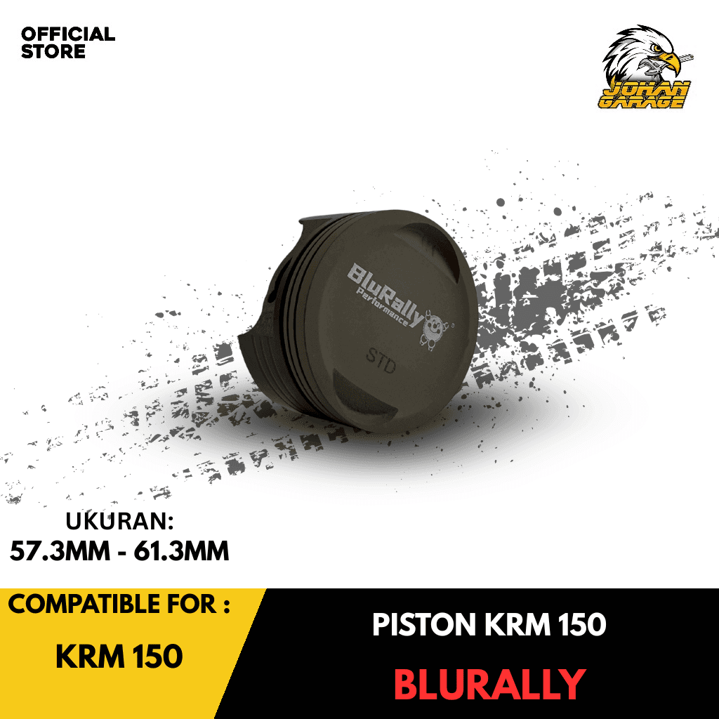 Piston KRM 150 Blurally 61.3mm Johan Garage